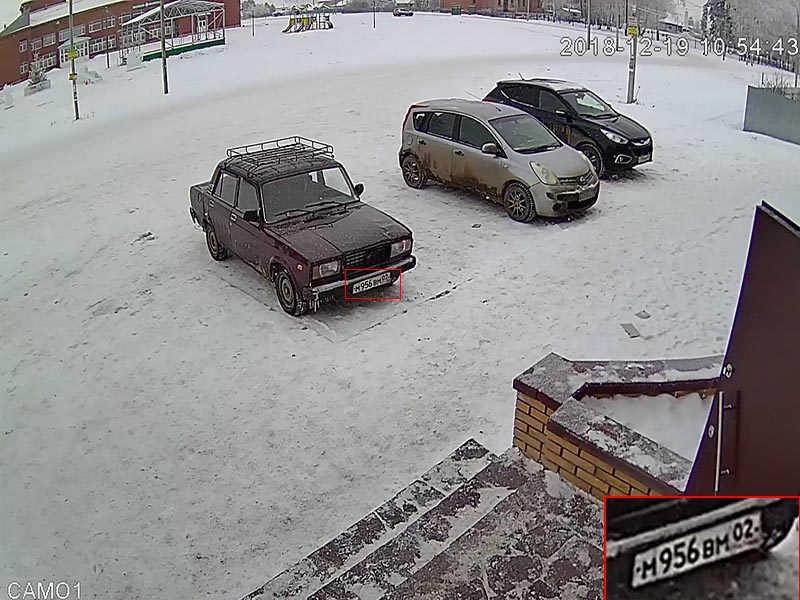 Изображение камеры с 2Mpx